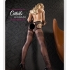 Cottelli Collection Sex Strumpfhose - sexy zvlněné punčochy (černé)