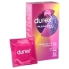 Durex PleasureMe (Emoji) – vroubkované a tečkované kondomy, 12 ks