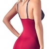 Cottelli - exkluzivní korzetově krajkové šaty (červeno černé)