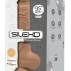 Silexd 9,5 - dildo s přísavkou - 24cm (tělová barva)