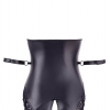 Cottelli Bondage - lace-shiny body with hand restraints (black)