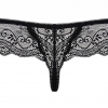 Obsessive Miamor Thong– krajková tanga (černá)