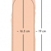 You2Toys Silicone Extension - prodlužující návlek na penis (tělová barva) - 19cm