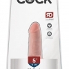 King Cock 5 dildo (13 cm) - tělová barva