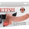 Fetish Strap-on 9 - připínací vibrátor (přírodní barva)