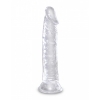 King Cock Clear 8 - veľké dildo s prísavkou (20 cm)