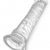 King Cock Clear 8 - veľké dildo s prísavkou (20 cm)