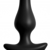 HOOKUP Plug - lace bottom anal with dildo (black)