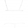 Cottelli - transparent strap bra set (black)