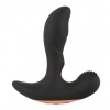 Rebel - cordless, radio-heated anal dildo (black)