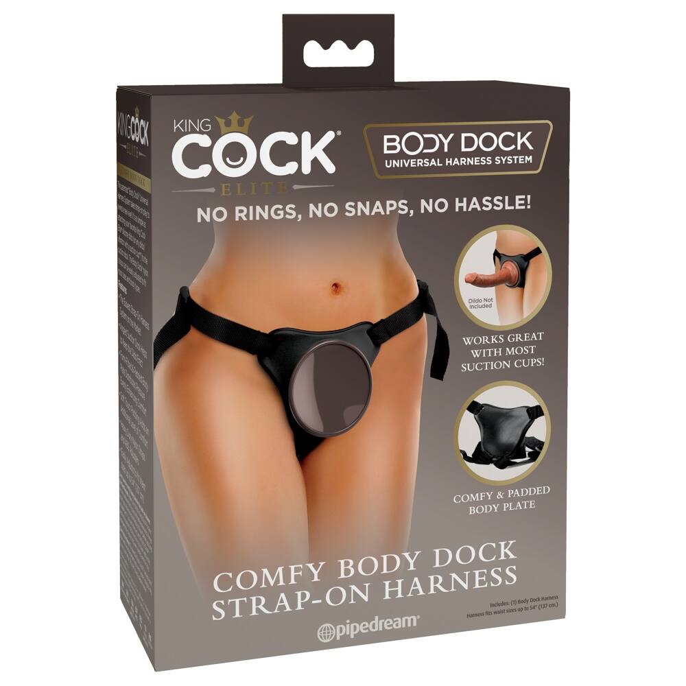 Levně King Cock Elite Comfy Body Dock - attachable bottom (brown)