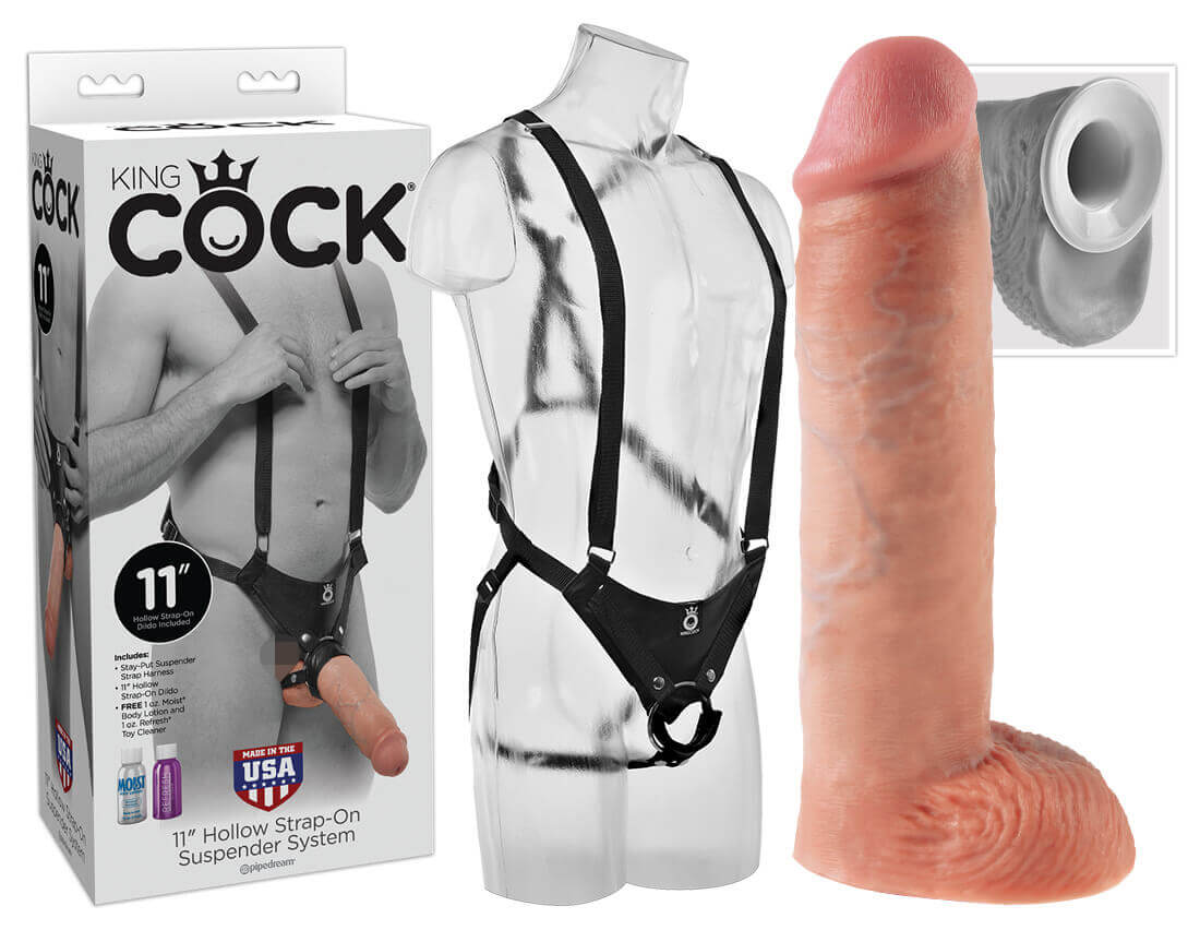 Strap-on Harness "Hollow Strap" - 11 inch Strap-on Harness "Hollow Strap" - 11 inch