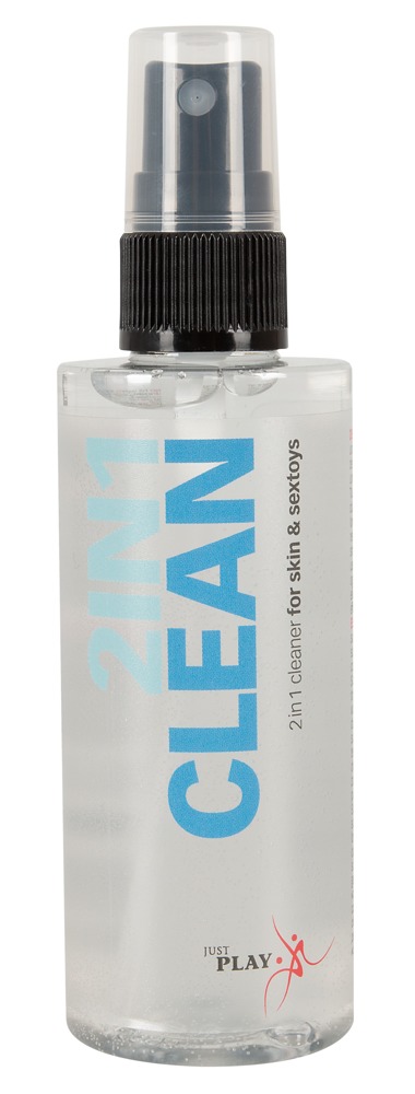 Levně Just Play 2in1 Clean - dezinfekční sprej na tělo a pomůcky (100ml)