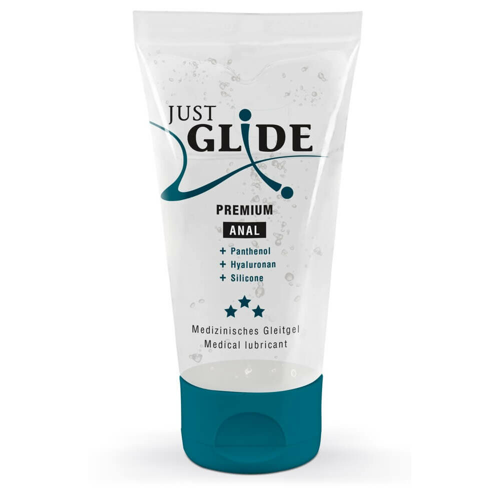 Levně Just Glide Premium Anal - výživný análny lubrikant (50 ml)