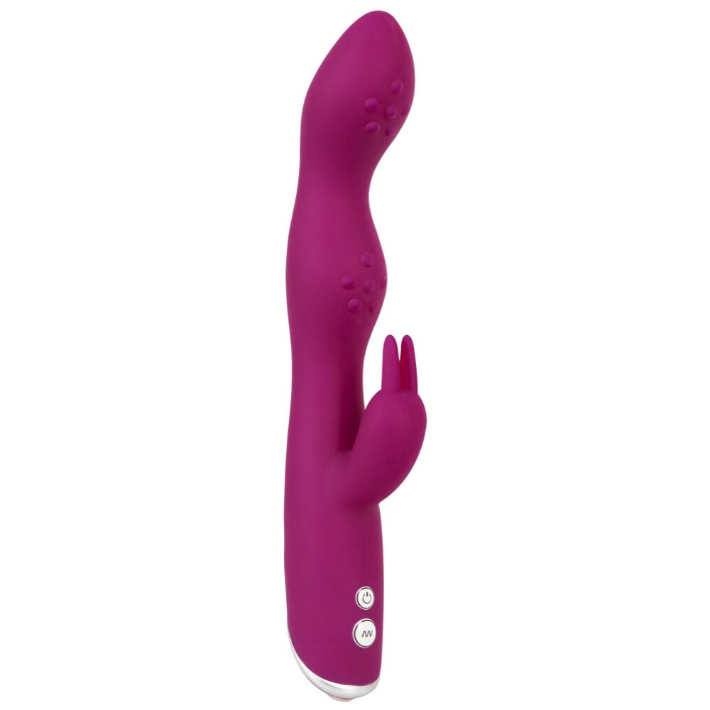 Levně Sweet Smile A & G-Spot Rabbit Vibrator - vibrátor na bod A a G s ramenem na klitoris (fialový)