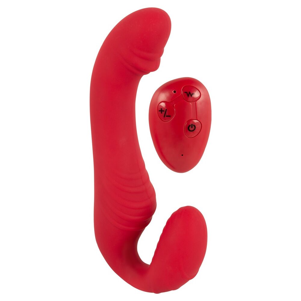 Levně You2Toys Triple3Teaser - rechargeable, radio, clip-on vibrator (red)
