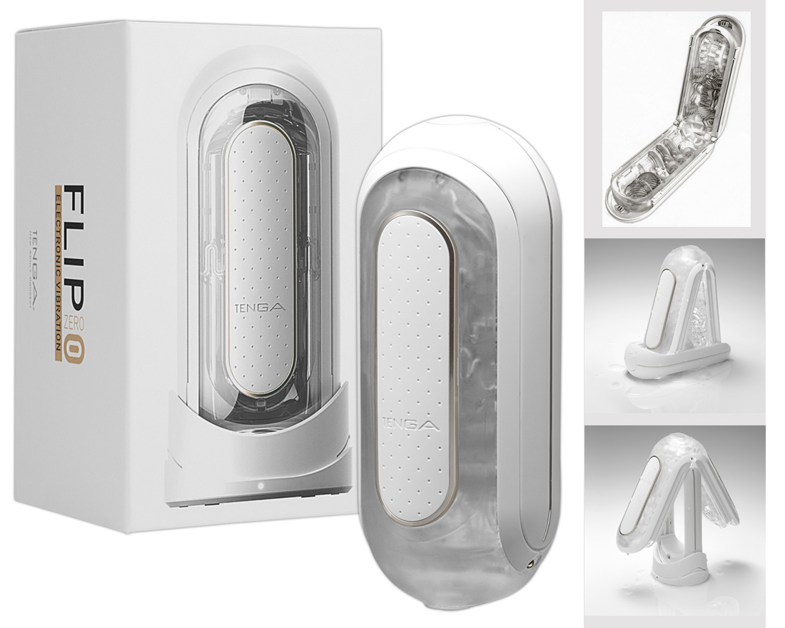 TENGA Flip Zero - vibrační masturbátor (bílý) TENGA Flip Zero - vibrační masturbátor (bílý)