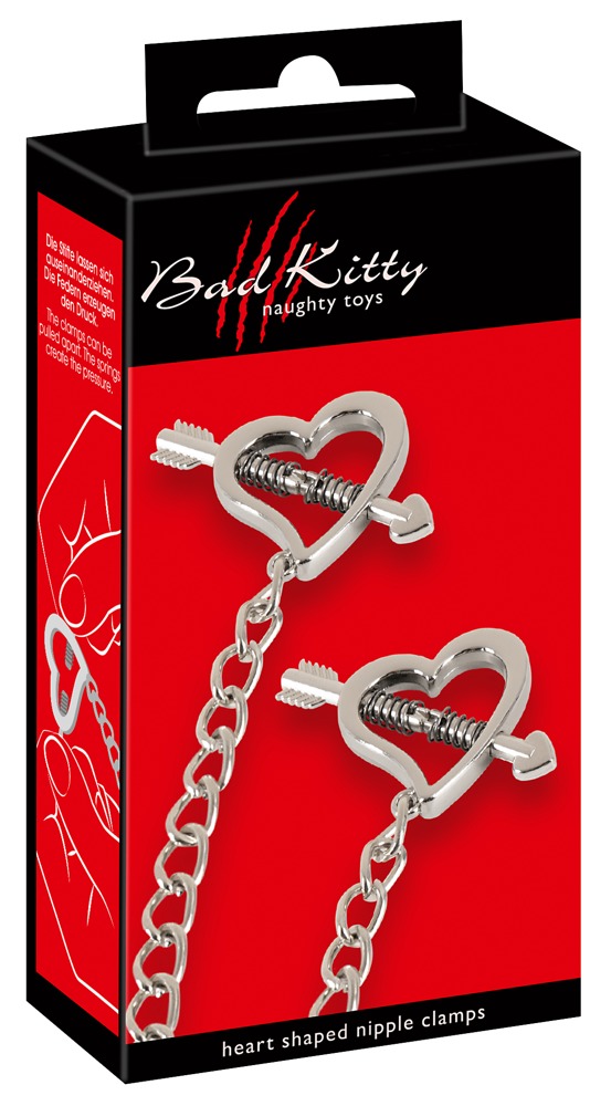 Levně Bad Kitty - Cupid's arrows bud jewelry set (silver)