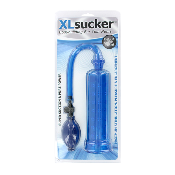 Levně XLSUCKER - pumpa na penis (modrá)