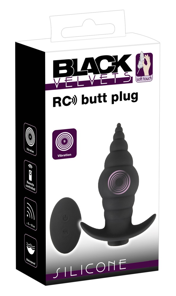 Levně Black Velvets RC Butt Plug