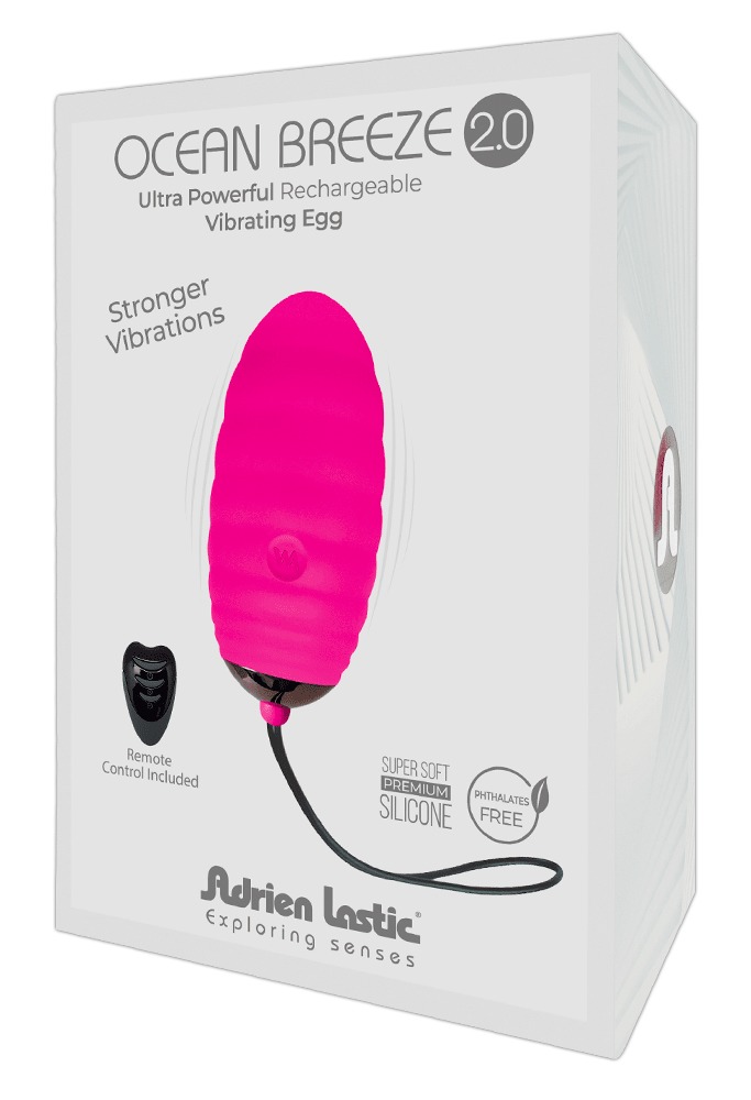 Levně Adrien Lastic - Ocean Breeze 2.0 Pink Vibrating Egg