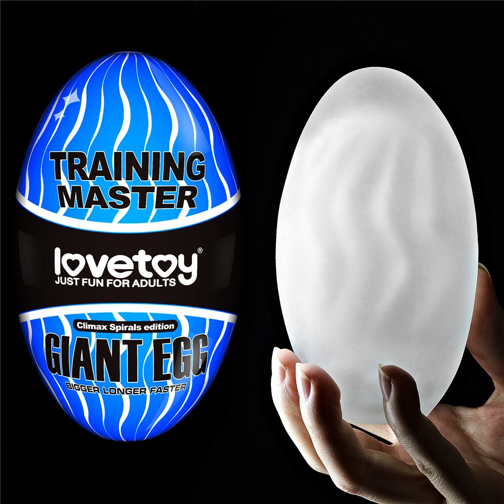 Levně LoveToy Giant Egg Climax Spirals Edition
