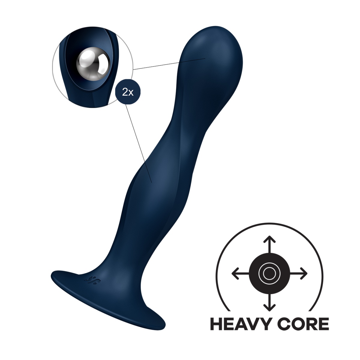 SATISFYER DOUBLE BALL-R MODRÉ SATISFYER DOUBLE BALL-R MODRÉ