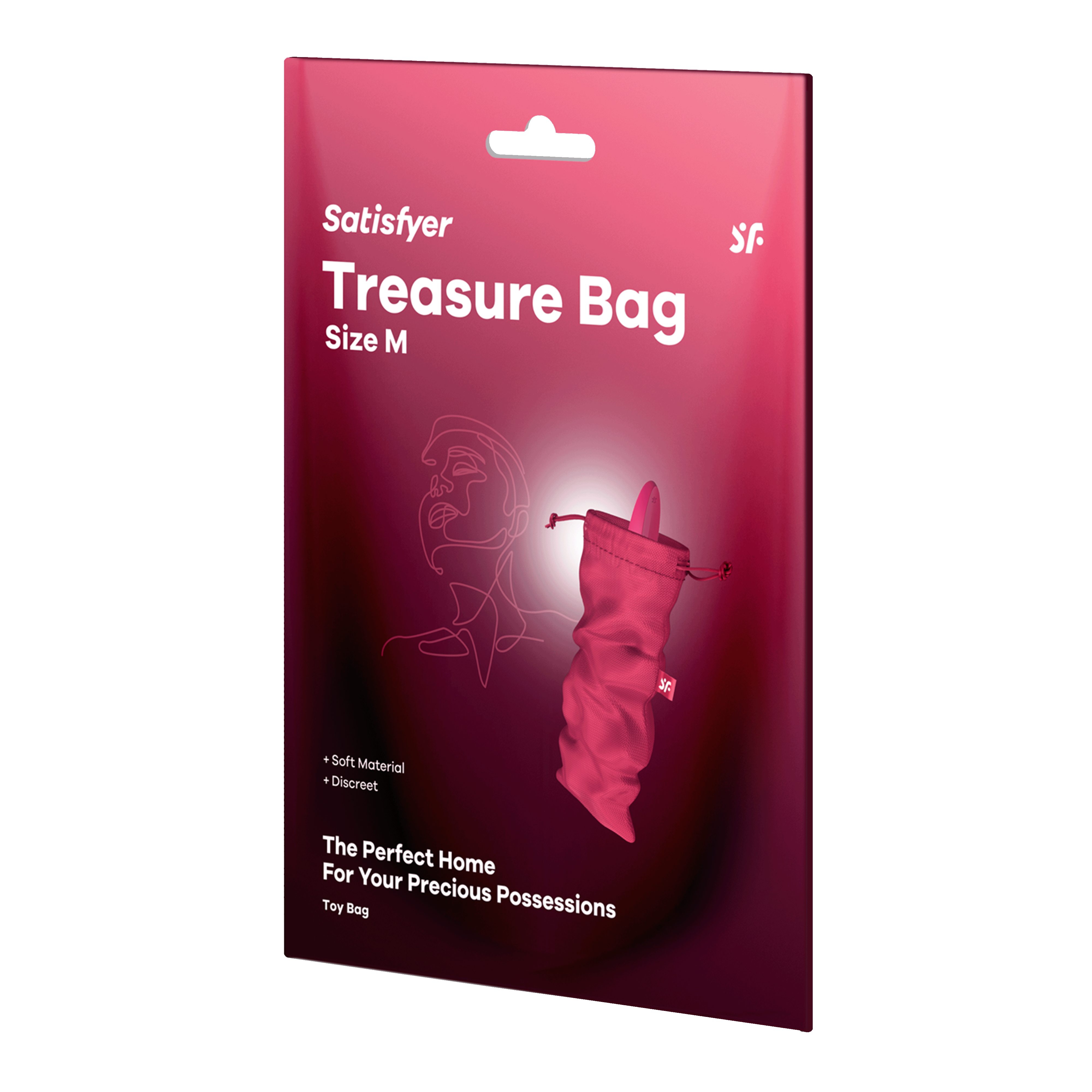 Levně Satisfyer Treasure Bag M - růžová
