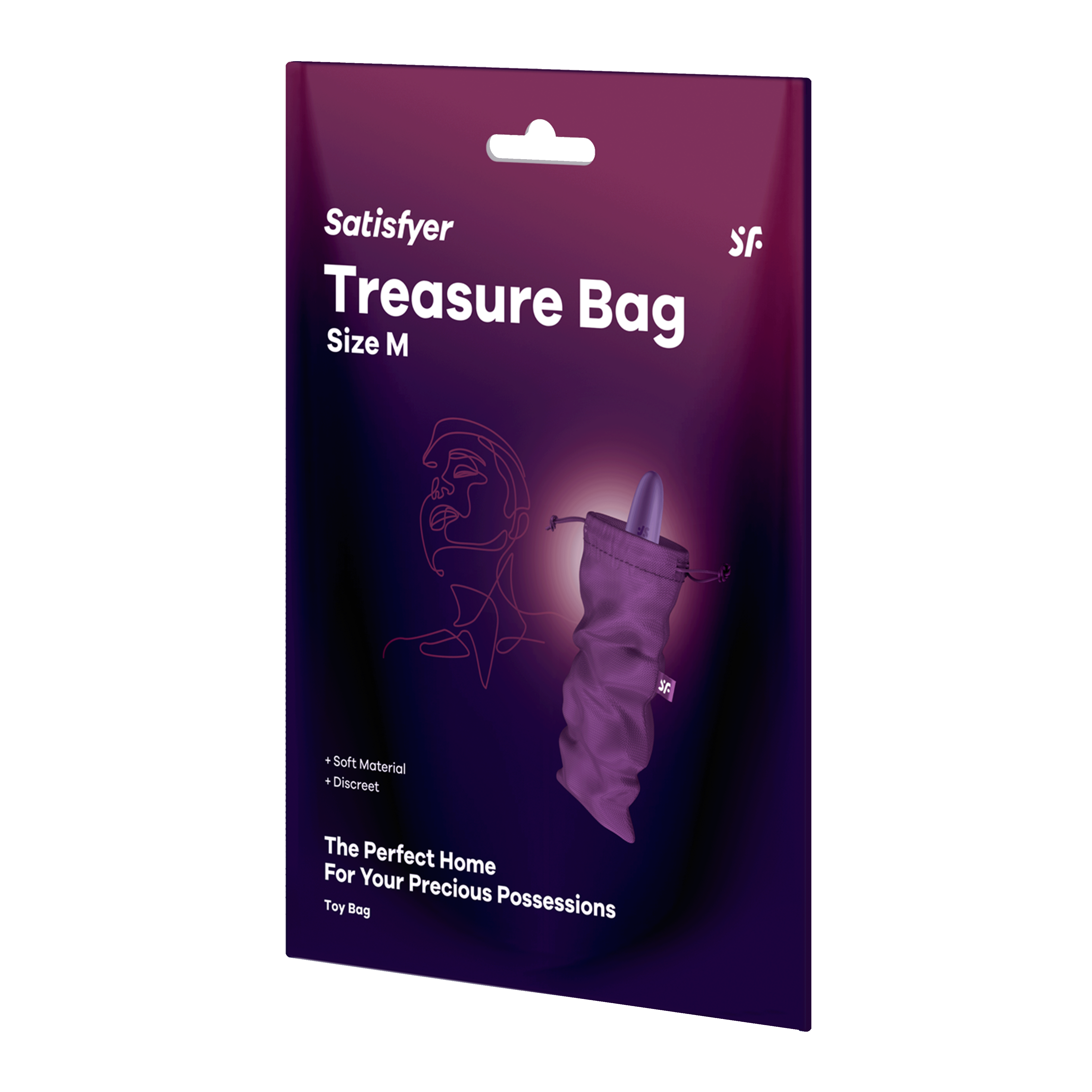 Levně Satisfyer Treasure Bag M - fialová