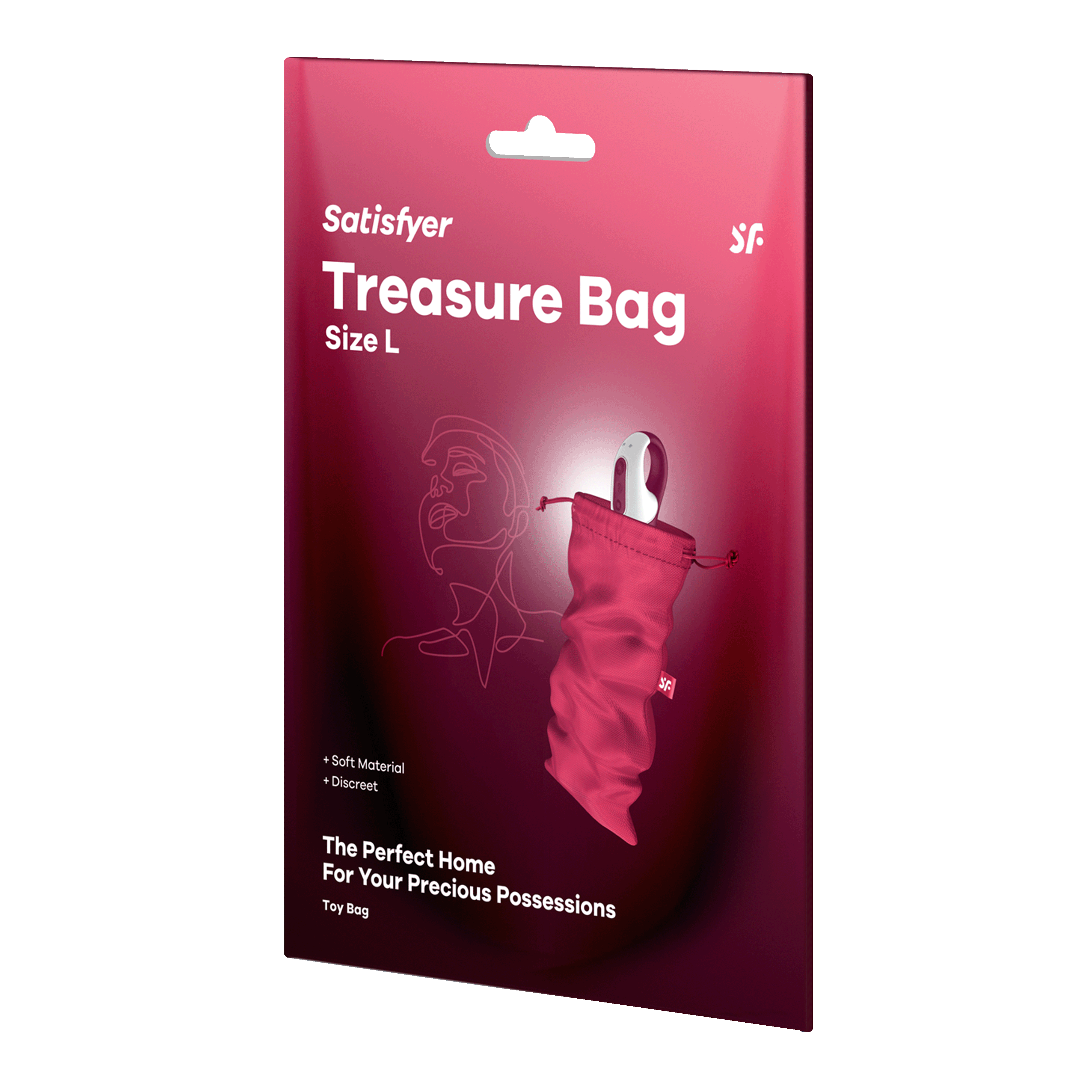Levně Satisfyer Treasure Bag L - růžová