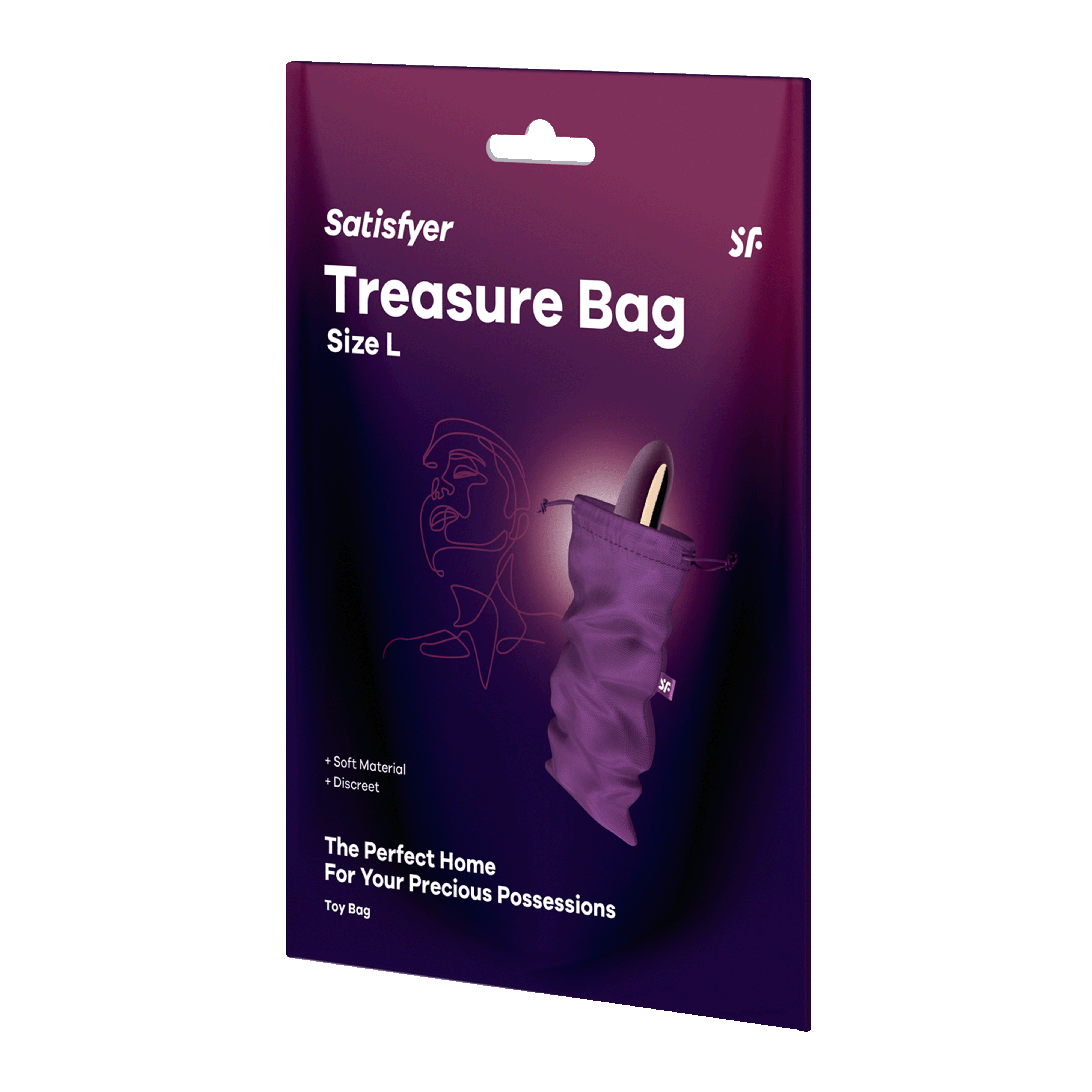 Levně Satisfyer Treasure Bag L - fialová