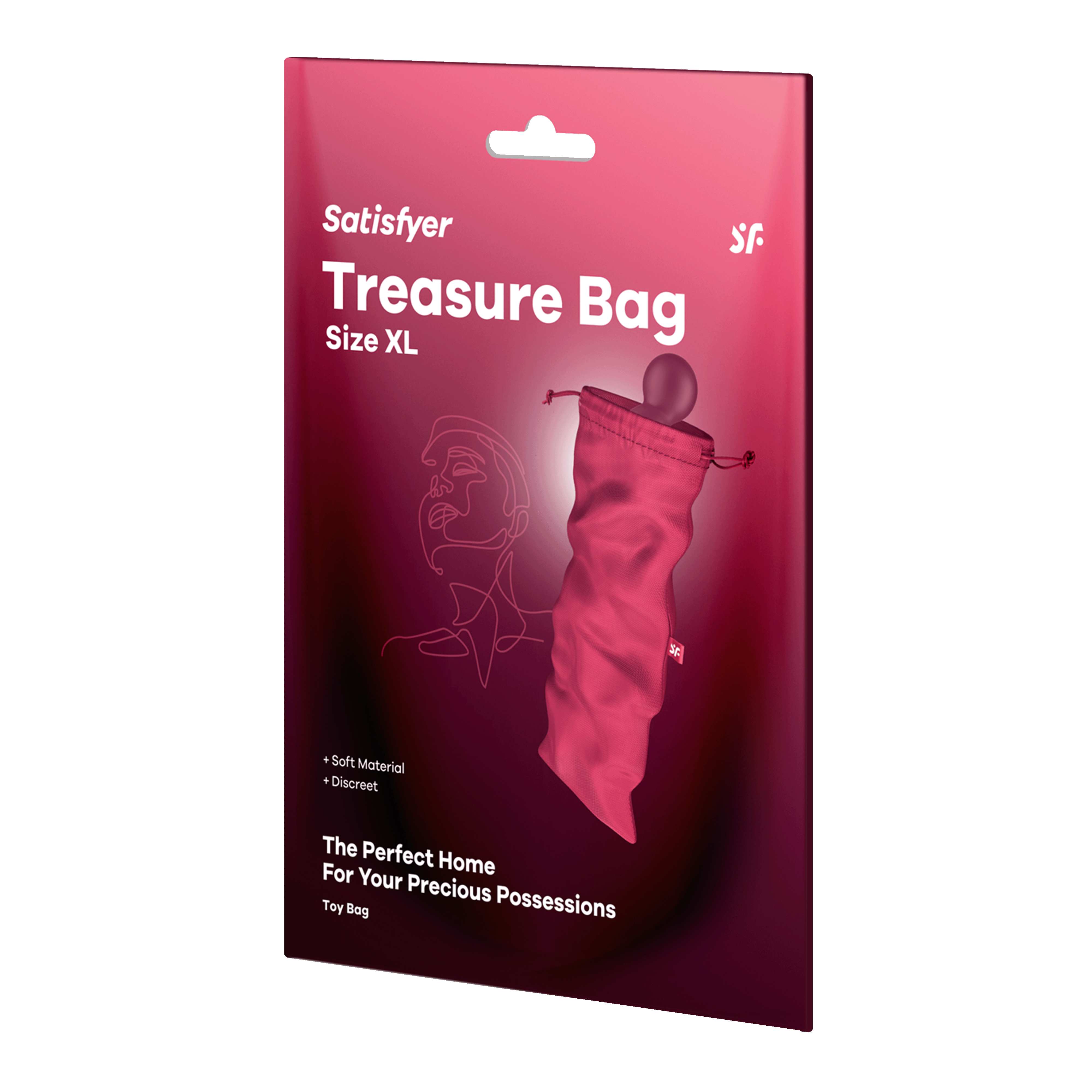 Levně Satisfyer Treasure Bag XL - růžová