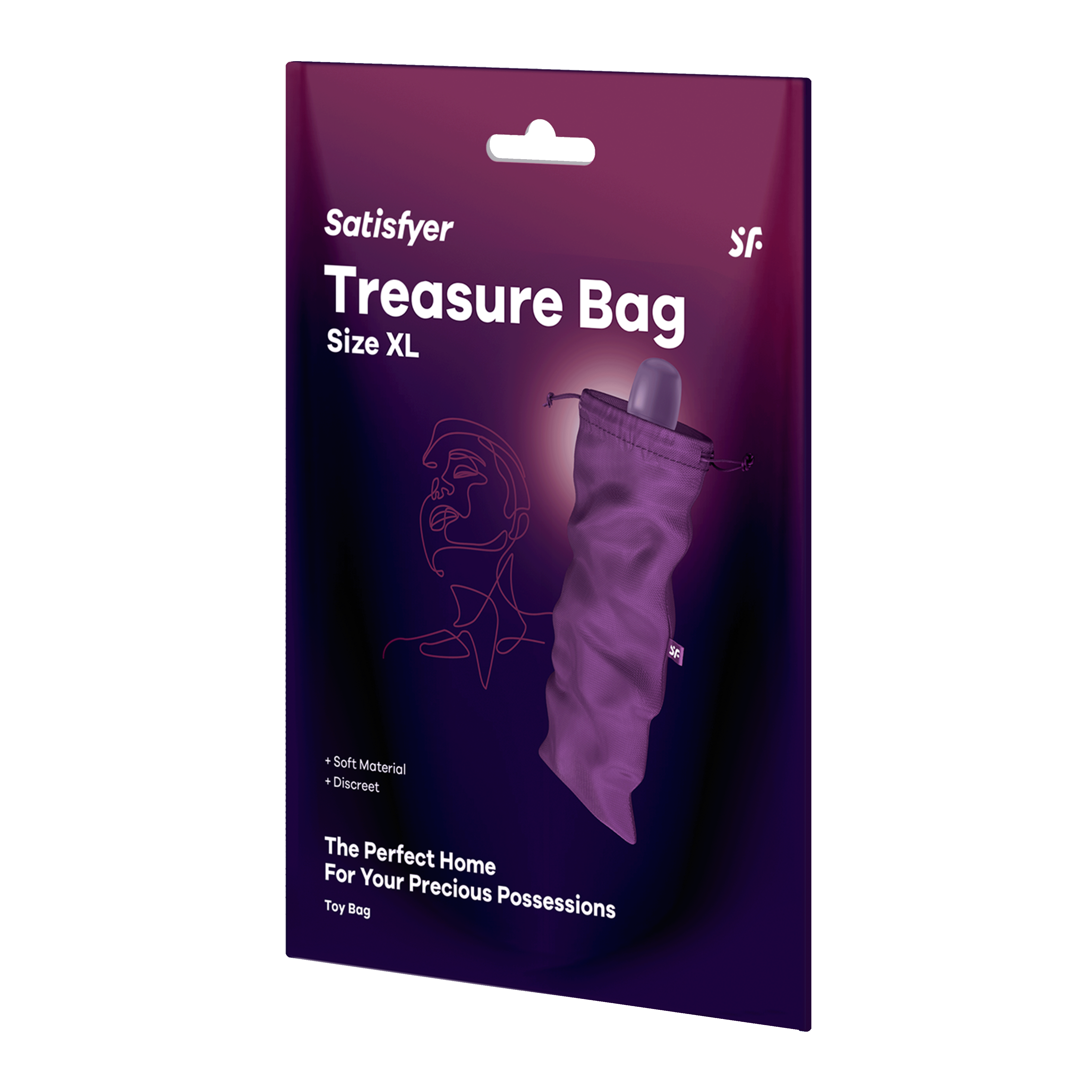 Levně Satisfyer Treasure Bag XL - fialová