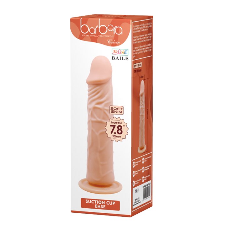 Baile Barbara Calvin - realistické dildo s přísavkou 20 x 4 cm
