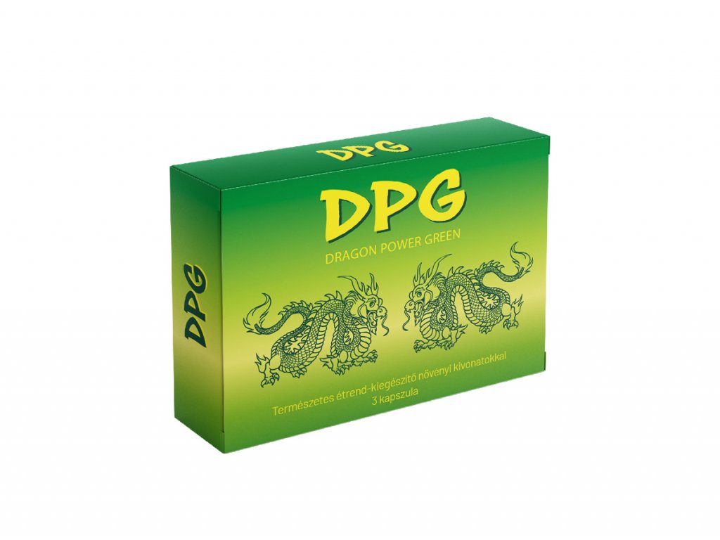 Dragon Power Green - pro zvýšení potence (3ks)