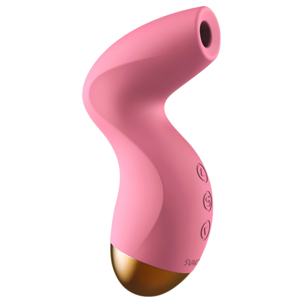Svakom Pulse Pure - nabíjecí stimulátor klitorisu se vzduchovými vlnami (růžový)