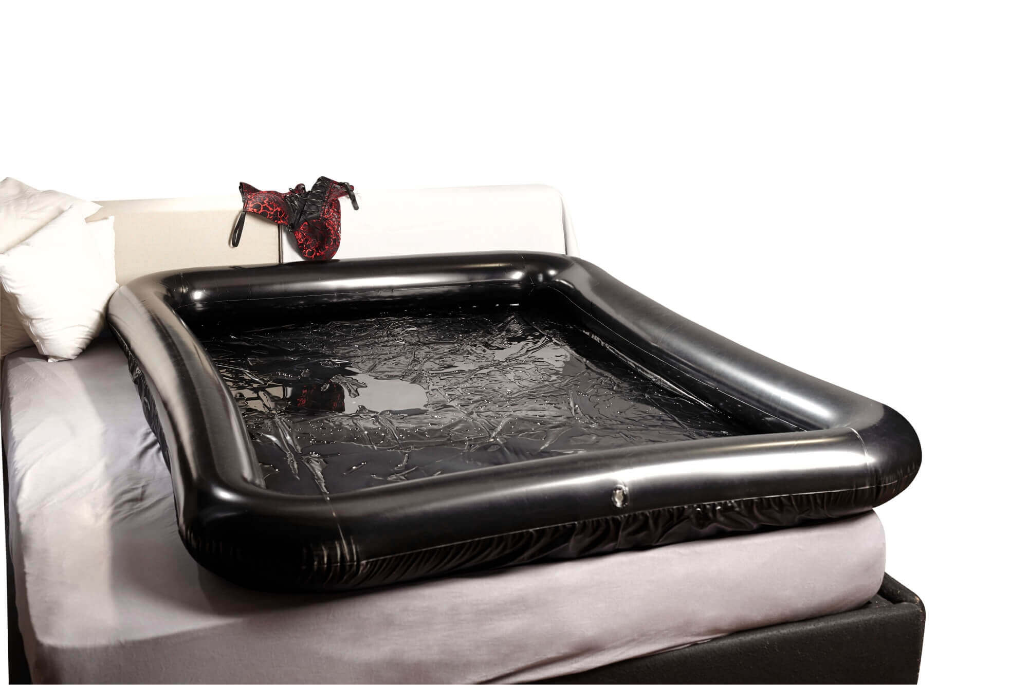 Inflatable orgy pool - black (140x200cm) Inflatable orgy pool - black (140x200cm)