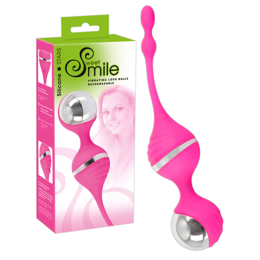 SWEET Smile Vibrating Love Balls – vibračné venuśine guličky (pink) SWEET Smile Vibrating Love Balls – vibračné venuśine guličky (pink)