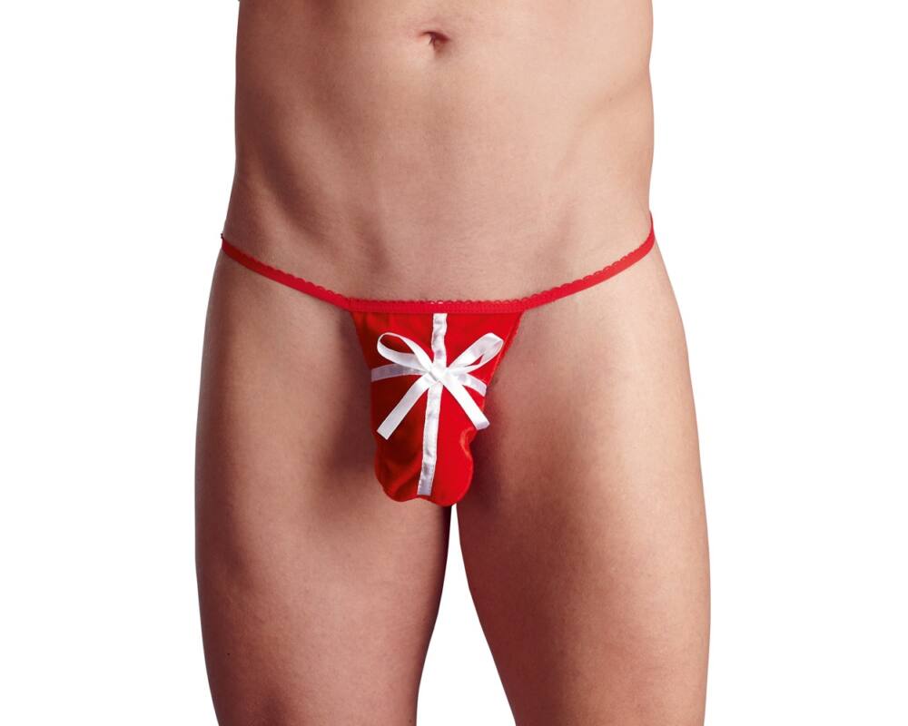 Svenjoyment Men´s String - pánske tanga plné prekvapení - červené (S-L) Svenjoyment Men´s String - pánske tanga plné prekvapení - červené (S-L)