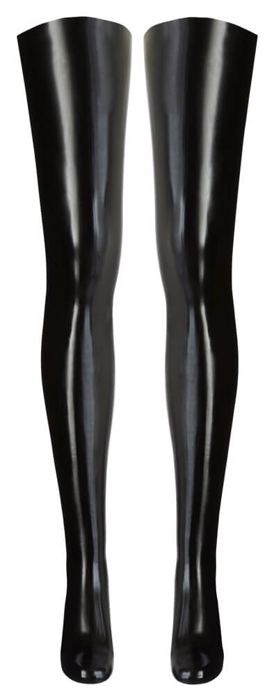 LATEX - dámské punčochy (černé)S/M LATEX - dámské punčochy (černé)S/M