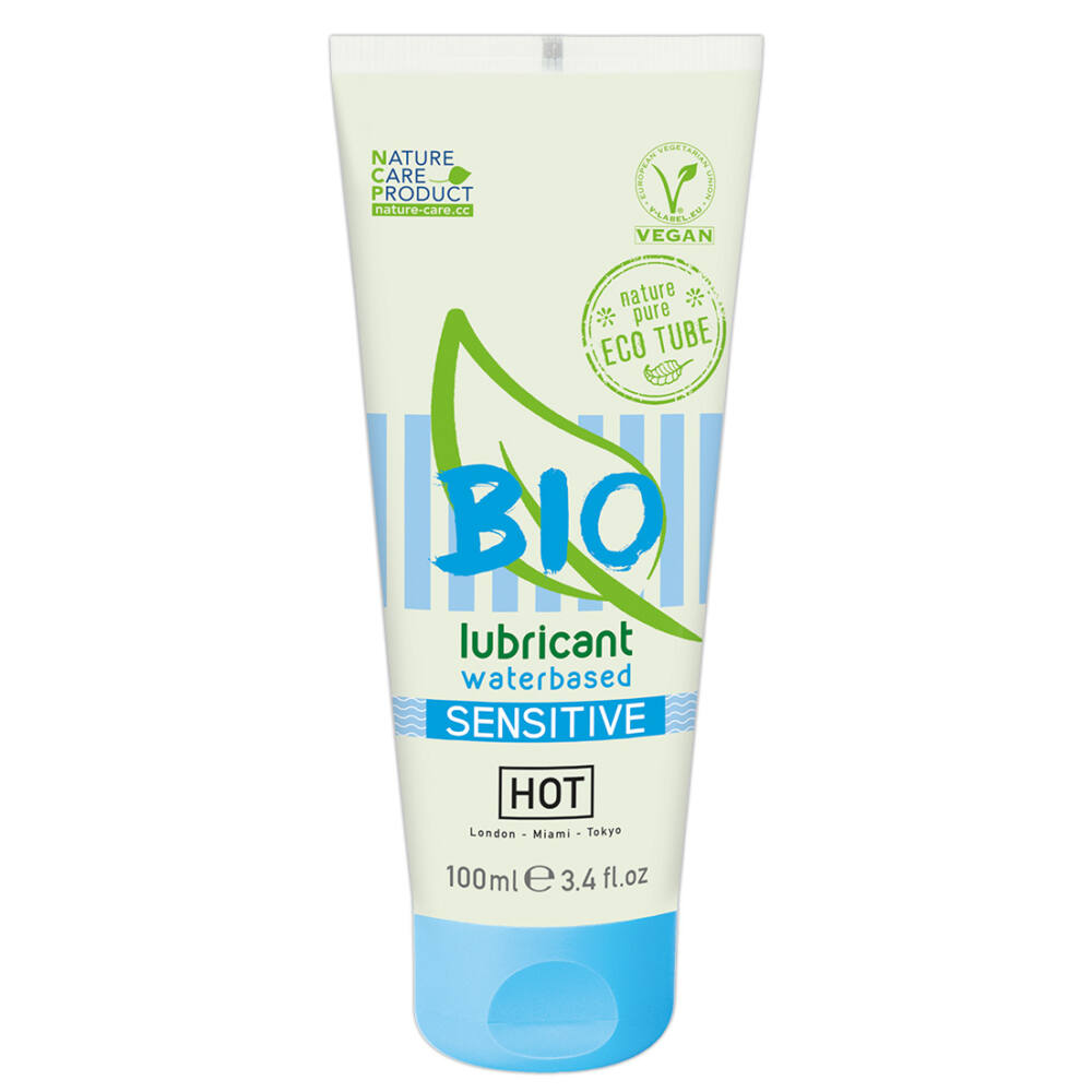 Levně HOT Bio Sensitive - veganský lubrikant na bázi vody (100ml)