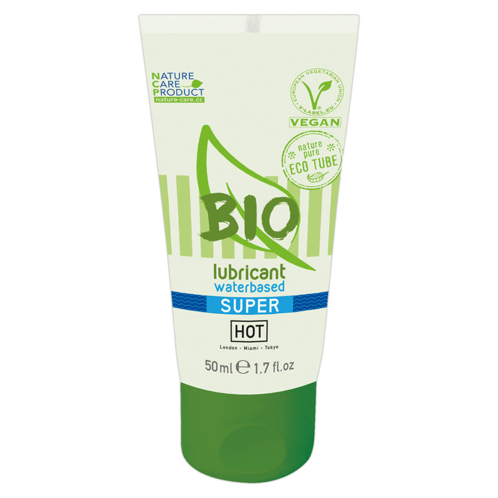 HOT Bio Super - veganský lubrikant na bázi vody (50ml) HOT Bio Super - veganský lubrikant na bázi vody (50ml)