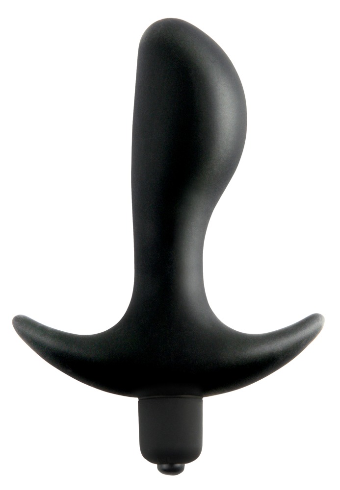 Levně analfantasy perfect plug - waterproof silicone prostate vibrator (black)
