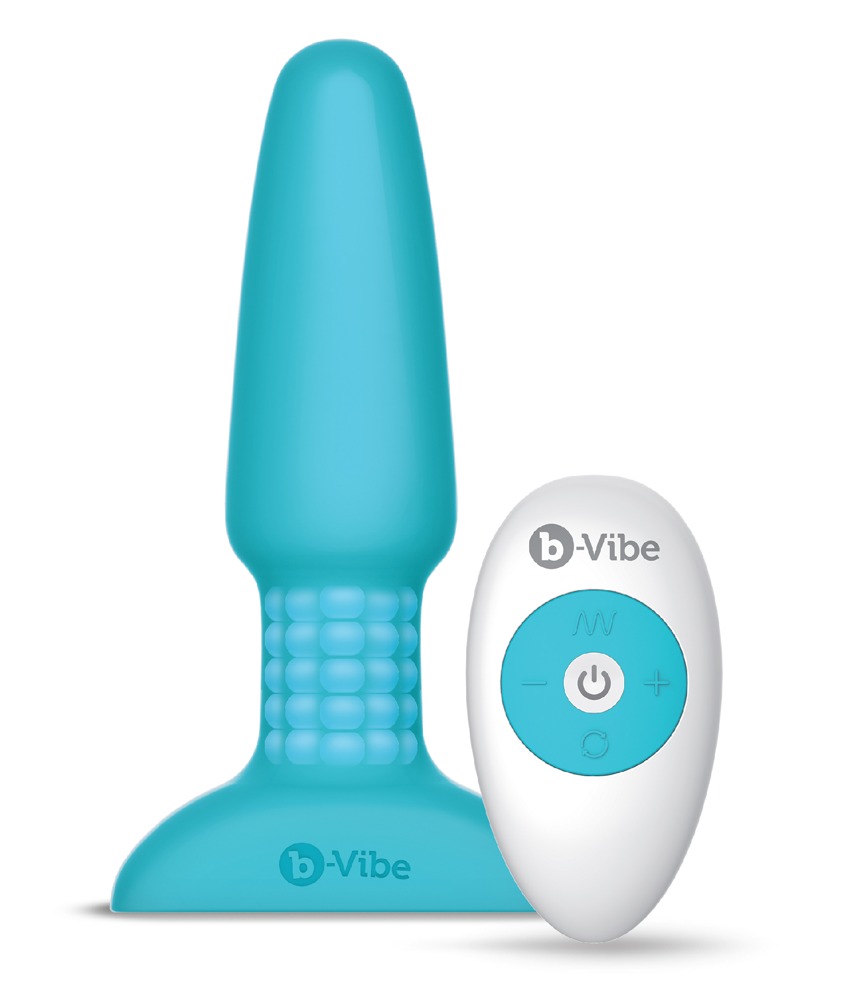B-Vibe Rimming Remote Control Plug 2 Teal B-Vibe Rimming Remote Control Plug 2 Teal
