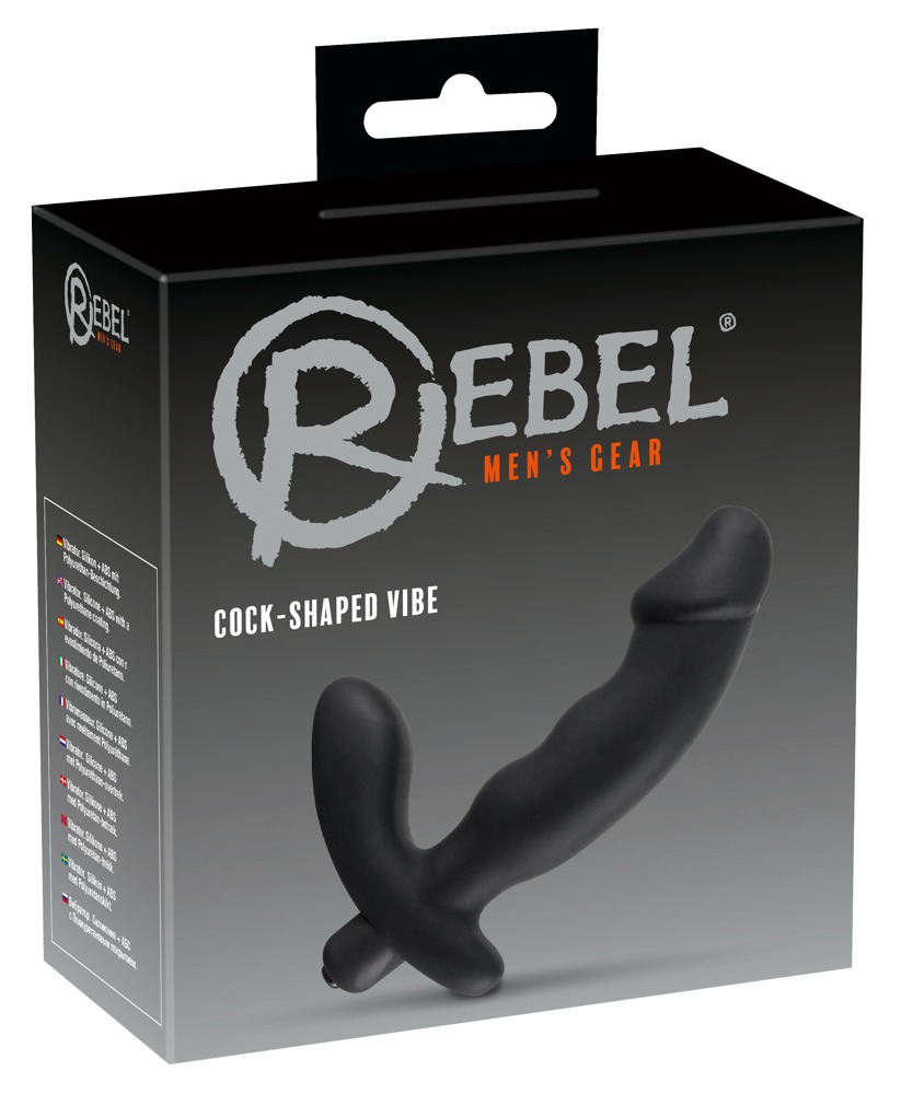 Levně Rebel Prostate - vibrátor na prostatu (černý)