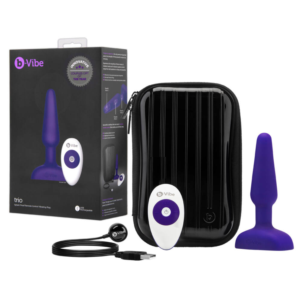 b-Vibe trio plug (purple) b-Vibe trio plug (purple)