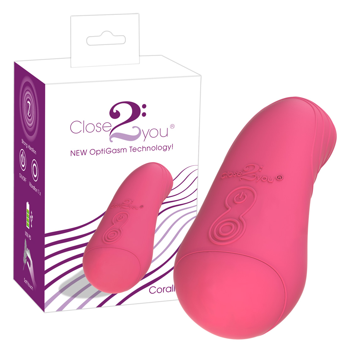 Close2you Corallina - vibrátor na stimulaci klitorisu (pink) Close2you Corallina - vibrátor na stimulaci klitorisu (pink)