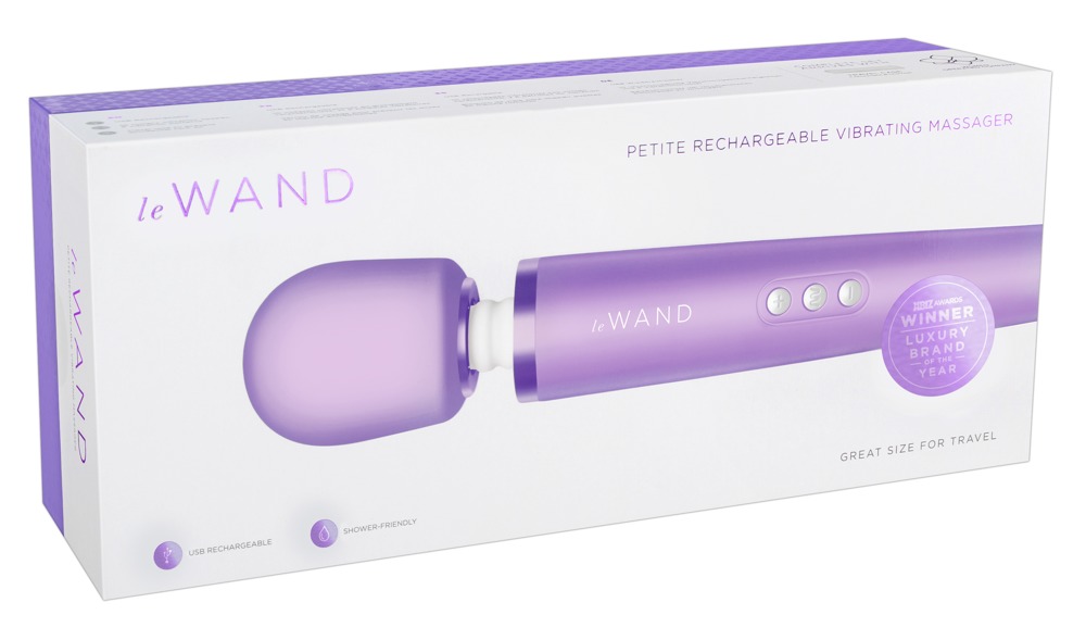 Le Wand Petite Rechargeable Vibrating Massager (Purple)