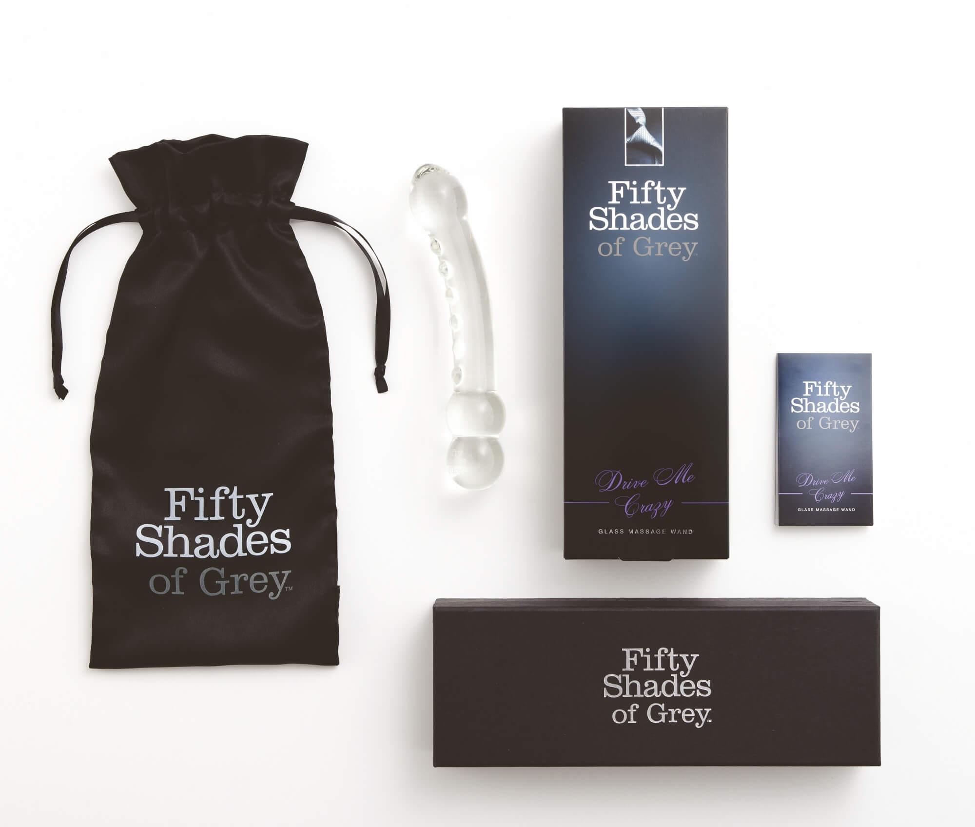 Fifty Shades of Grey Drive Me Crazy - sklenené dildo Fifty Shades of Grey Drive Me Crazy - sklenené dildo