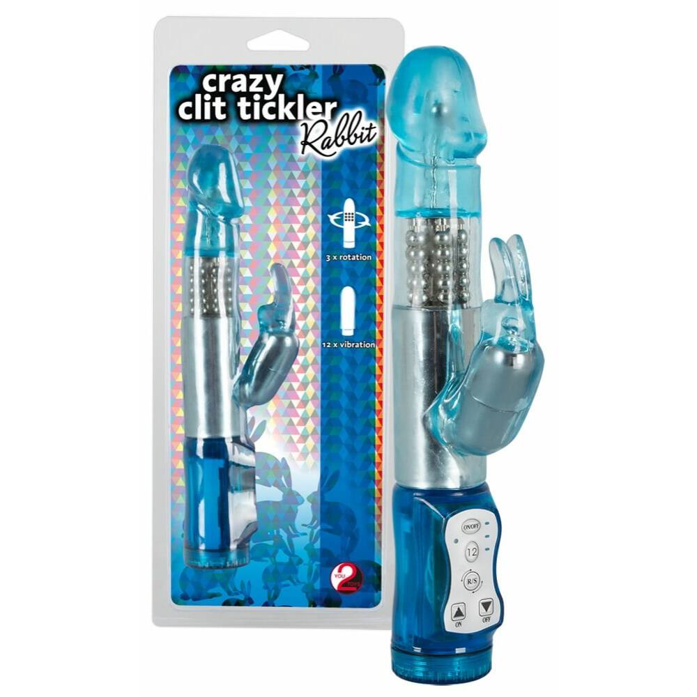 You2Toys Crazy Clit Tickler Rabbit - vibrátor s ramenem na klitoris You2Toys Crazy Clit Tickler Rabbit - vibrátor s ramenem na klitoris